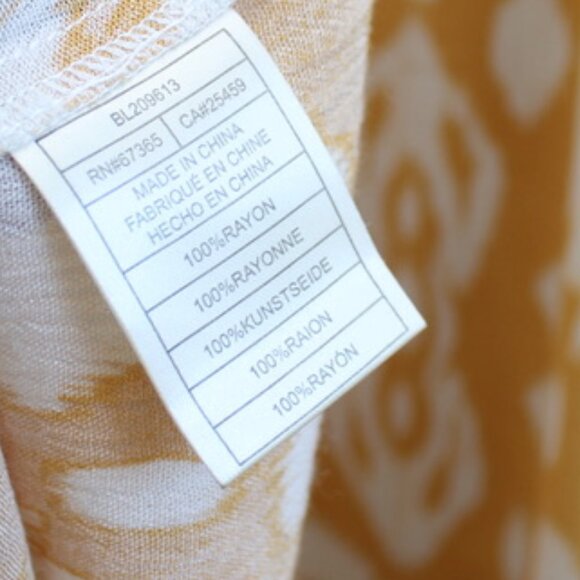 Steve Madden Tuscan Yellow Cream That's A Wrap Maxi Skirt Size Small - Picture 6 of 8